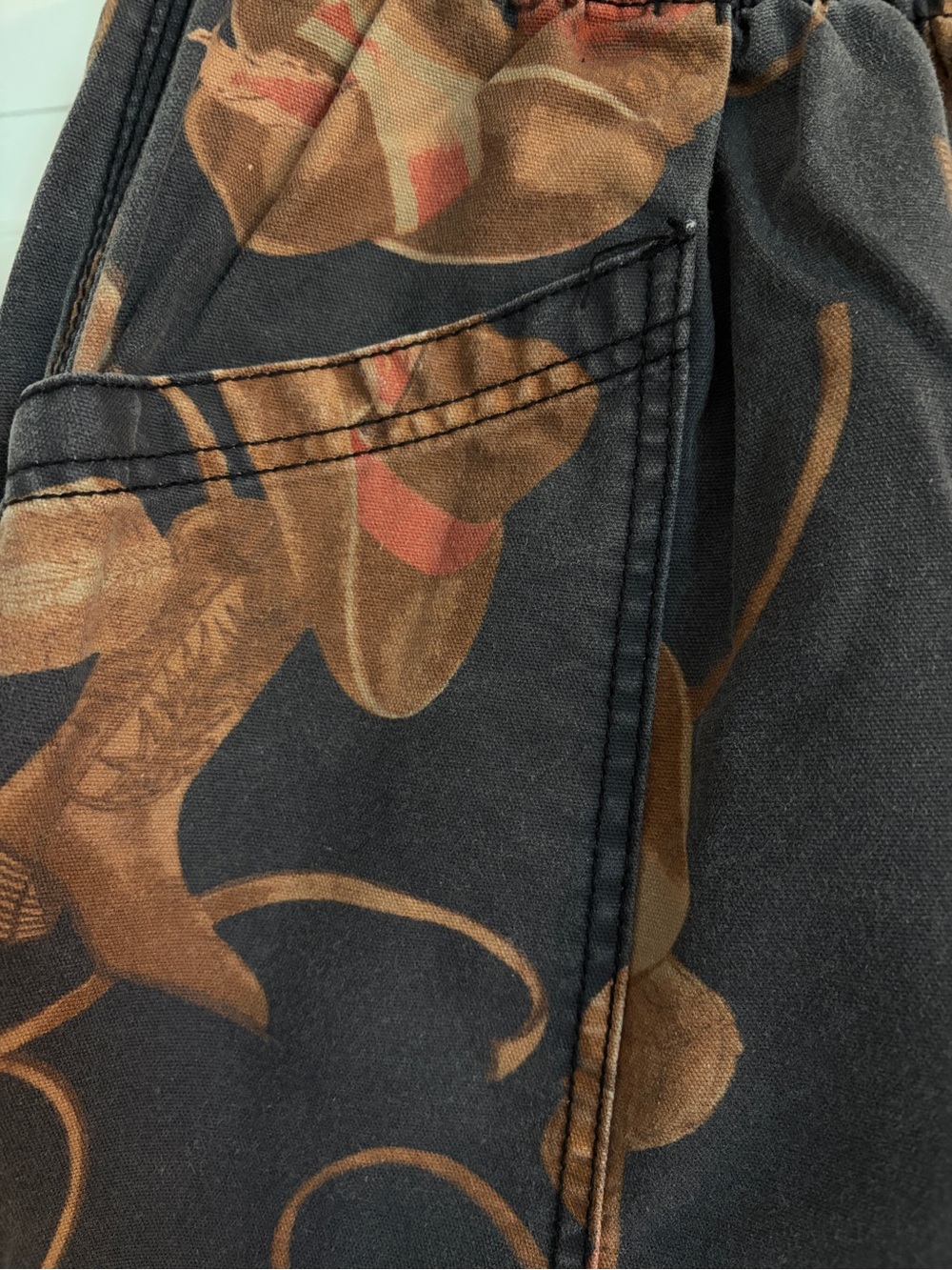 BDG Cargo Pants in Western Print - Picture 2 of 5